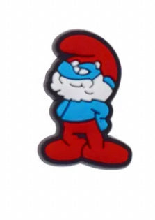 Papa Smurf Croc Charm