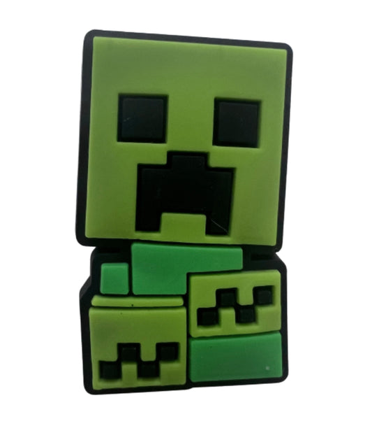 Creeper MineCraft Croc Charm