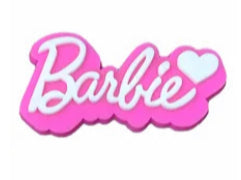 Barbie Name Love Heart Croc Charm